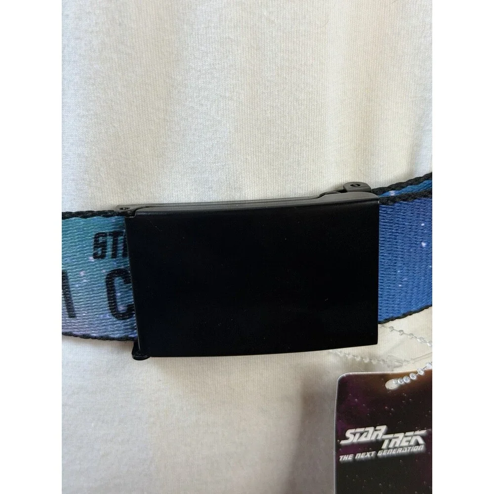 Buckle Down- STAR TREK PICARD Title Logo Galaxy/Black Belt New